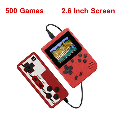 Retro Wave™ Portable Mini Handheld Video Game Console 8-Bit 3.0 Inch Color LCD  Color Game Player Built-in 500 games
